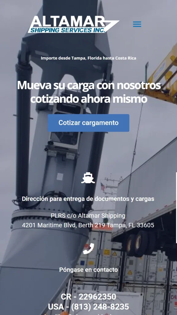 Y lo mismo, en el celular.