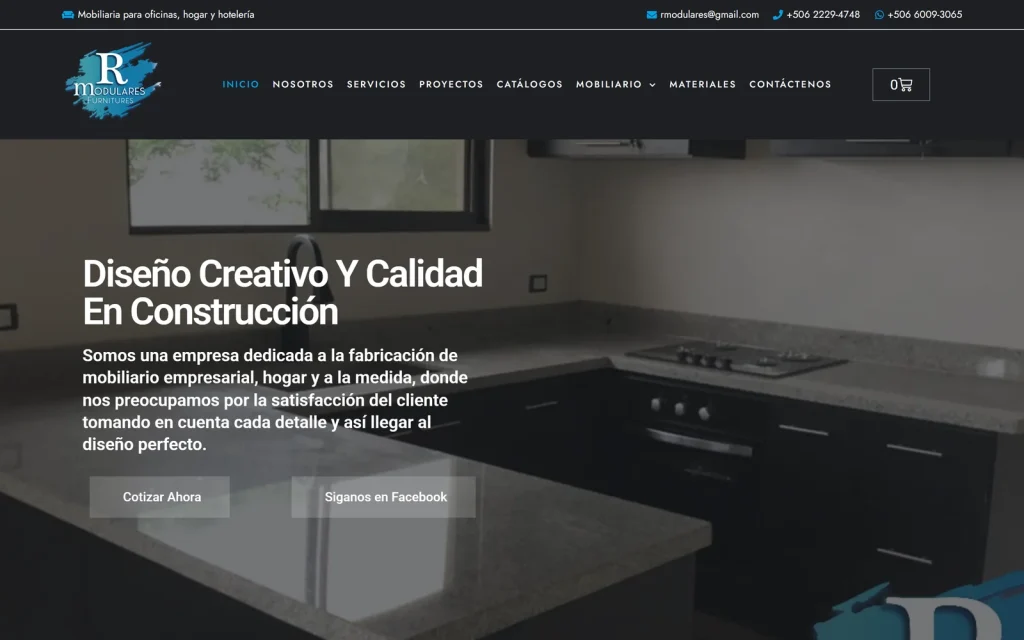 La portada, con el catálogo a mano. Sitio de arquitectura y espacios.