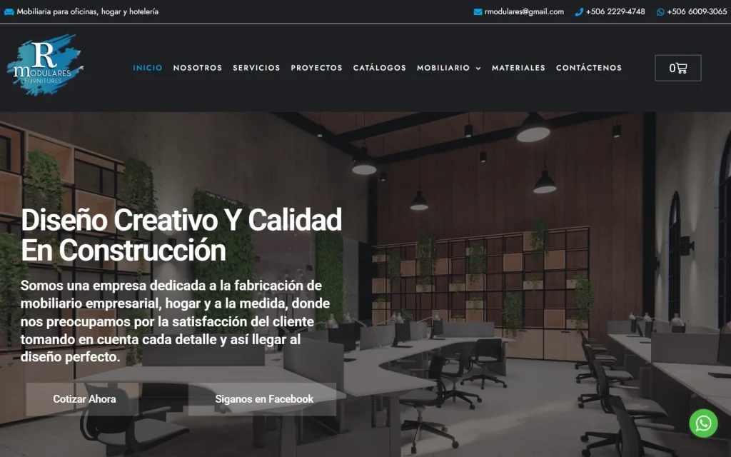 La portada, con el catálogo a mano. Sitio de arquitectura y espacios.